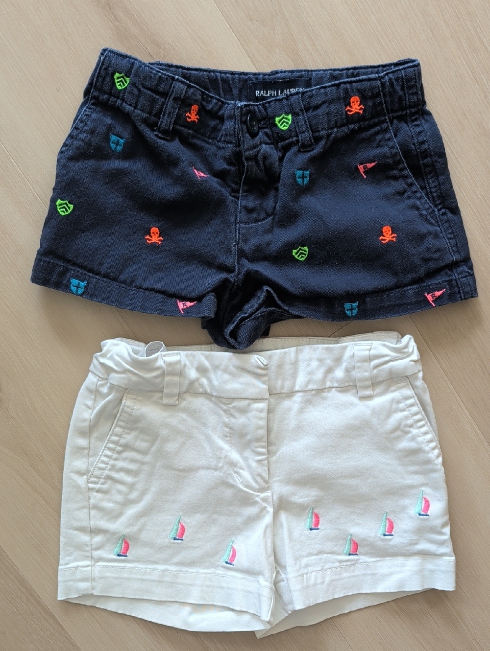 Lot Of 4T Girls Design Shorts Ralph Lauren Vineyards Vines